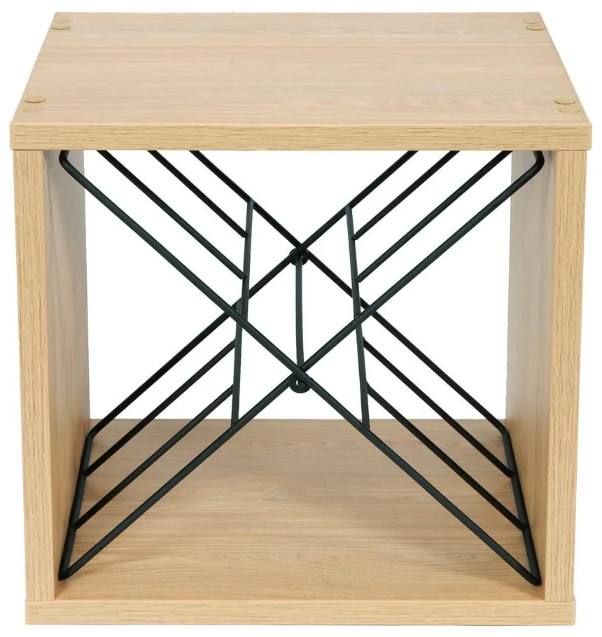 Raft pentru sticle de vin în culoare naturală cu aspect de lemn de frasin număr de sticle 12 36,5x36x29 cm Macon – Compactor