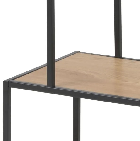 Bibliotecă SARON stejar/negru