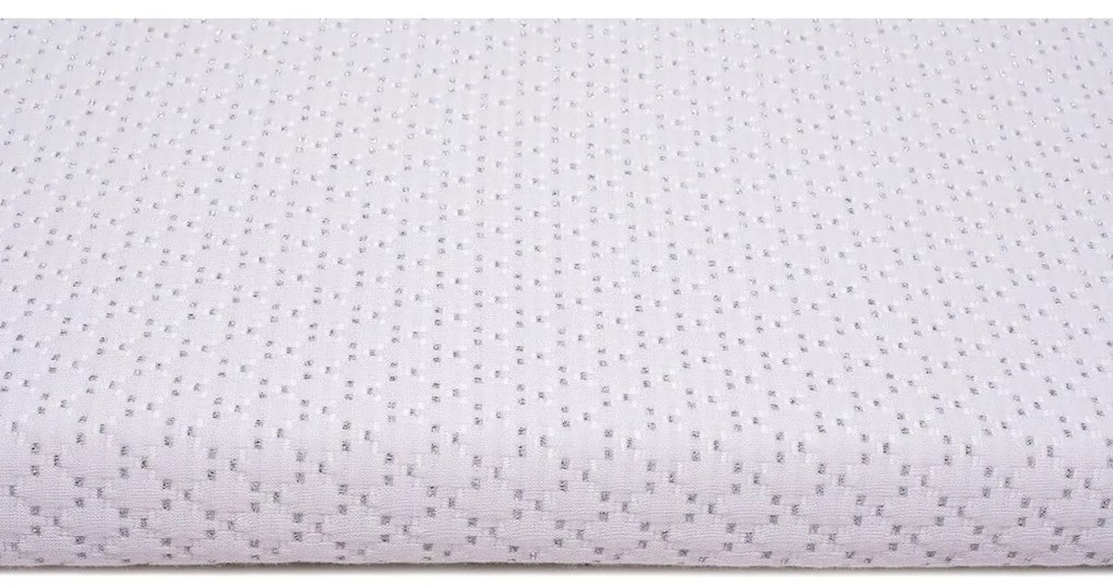 Topper Argentum Latex, 180 x 200 cm, H 4 cm, husa detasabila