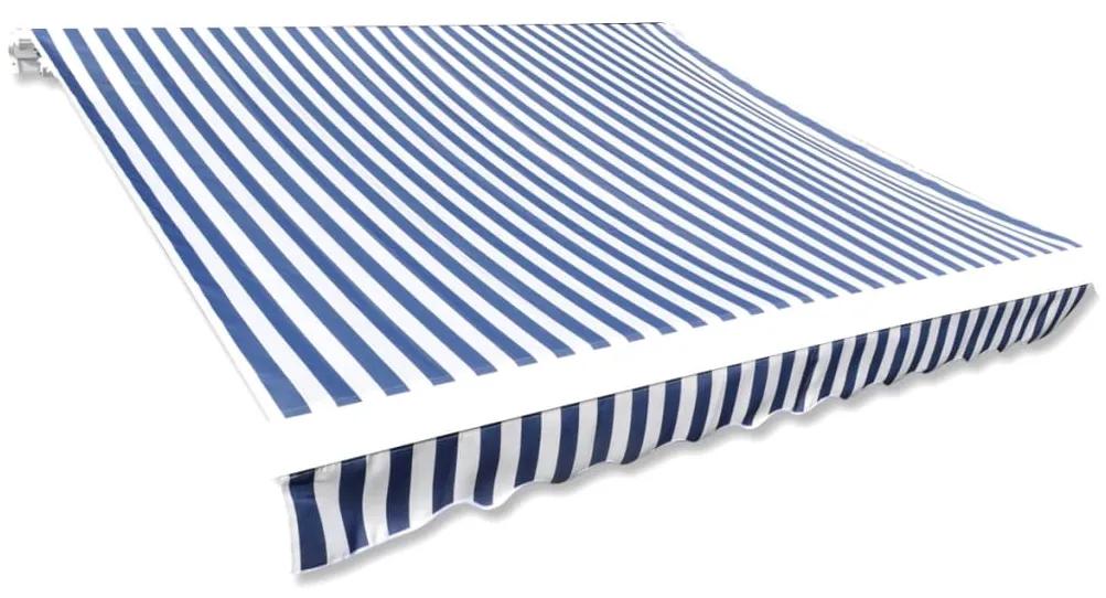 Panza de copertina, albastru si alb, 350 x 250 cm Albastru si alb, 350 x 250 cm