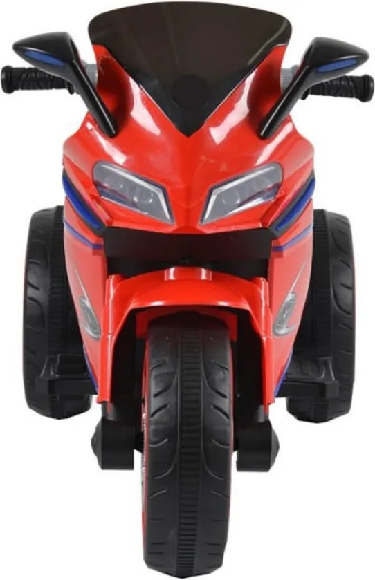 Motocicleta Electrica cu Acumulator Pentru Copii NOVOKIDS™ Legend Premium Motor, 12 Volti, 3-6 ani, max 30 kg, Cu Melodii si Lumini Frontale, 3 Roti,