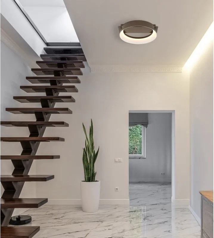 Mini Plafoniera LED metal maro cafeniu SYRAKUS