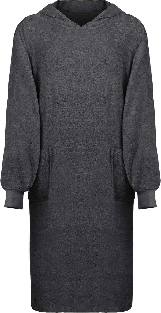 vidaXL Hanorac pătură KINN Antracit XL Bumbac