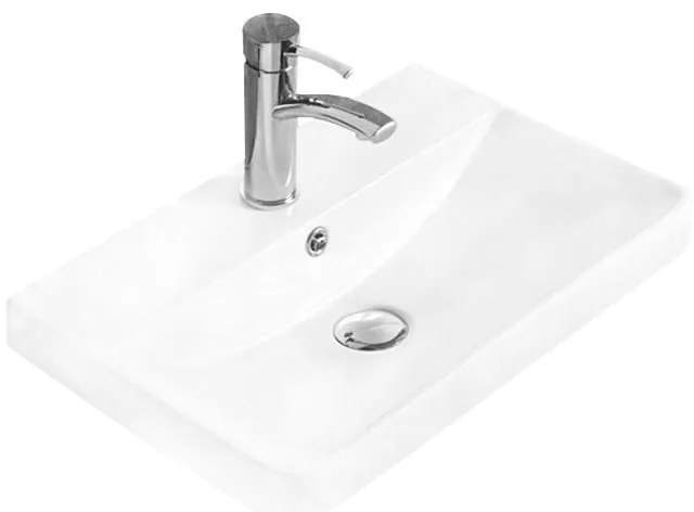 Mexen Dagna chiuvetă Montaj încastrat în blat 50 x 35 cm, Albă - 21995100