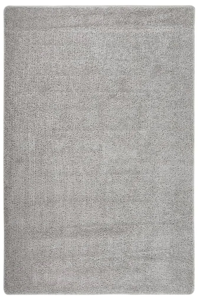 vidaXL Covor pufos, gri deschis, 200x290 cm, antiderapant