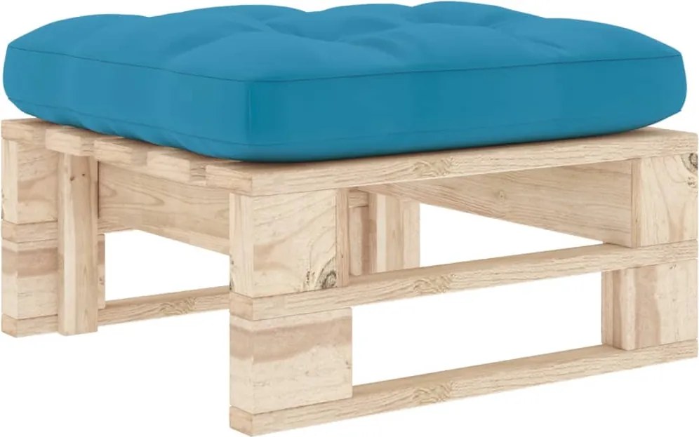 vidaXL Taburet de grădină din paleți, lemn de pin tratat