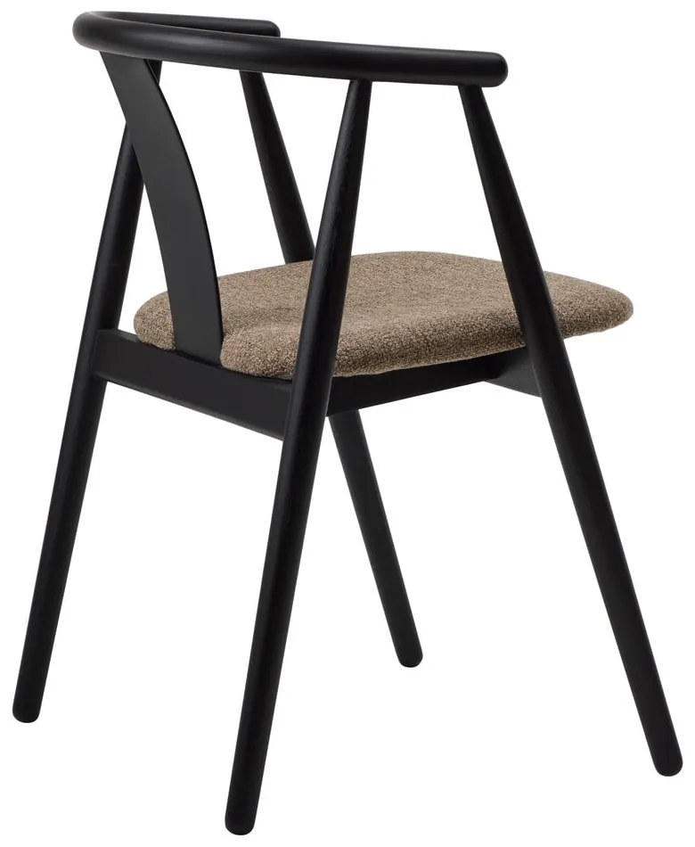 Scaun de dining negru/bej Relate – Unique Furniture