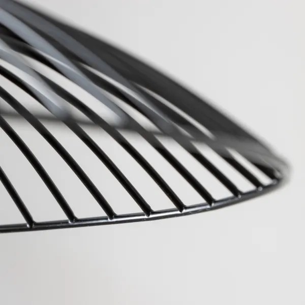 Lampă suspendată LED pe cablu CERIA WIRE 1xE27/40W/230V, Ø 38 cm, negru