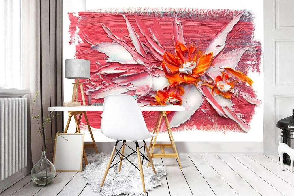 Fototapet - Flori în ulei (152,5x104 cm)
