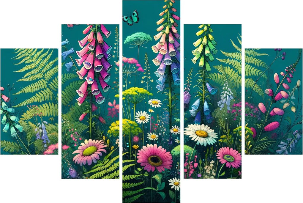Tablou - Flori de câmp (150x105 cm)