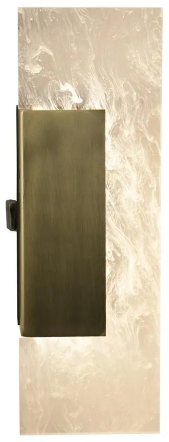 Aplica de perete LED pentru baie IP44 Belle alama
