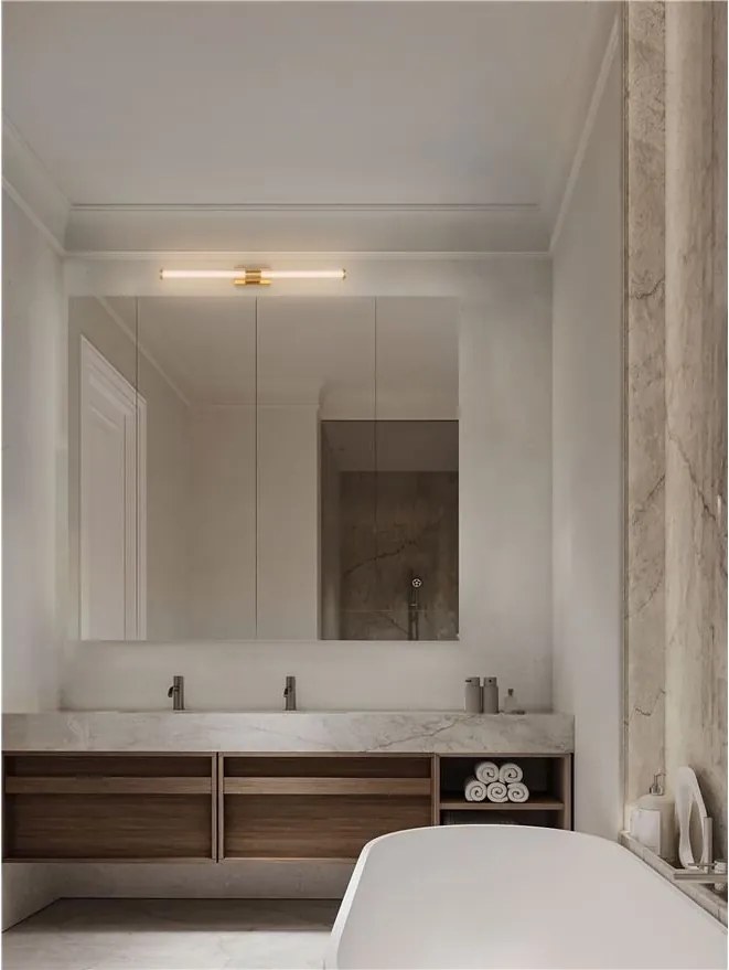 Aplica de perete LED baie IP44 ALTO aurie