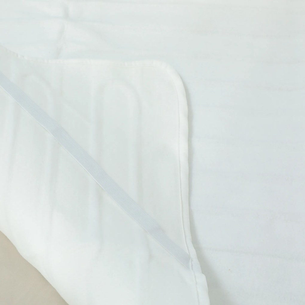 Pătură Încălzitoare HOMCOM 160x140 cm cu 5 Nivele de Căldură Alb | Aosom Romania