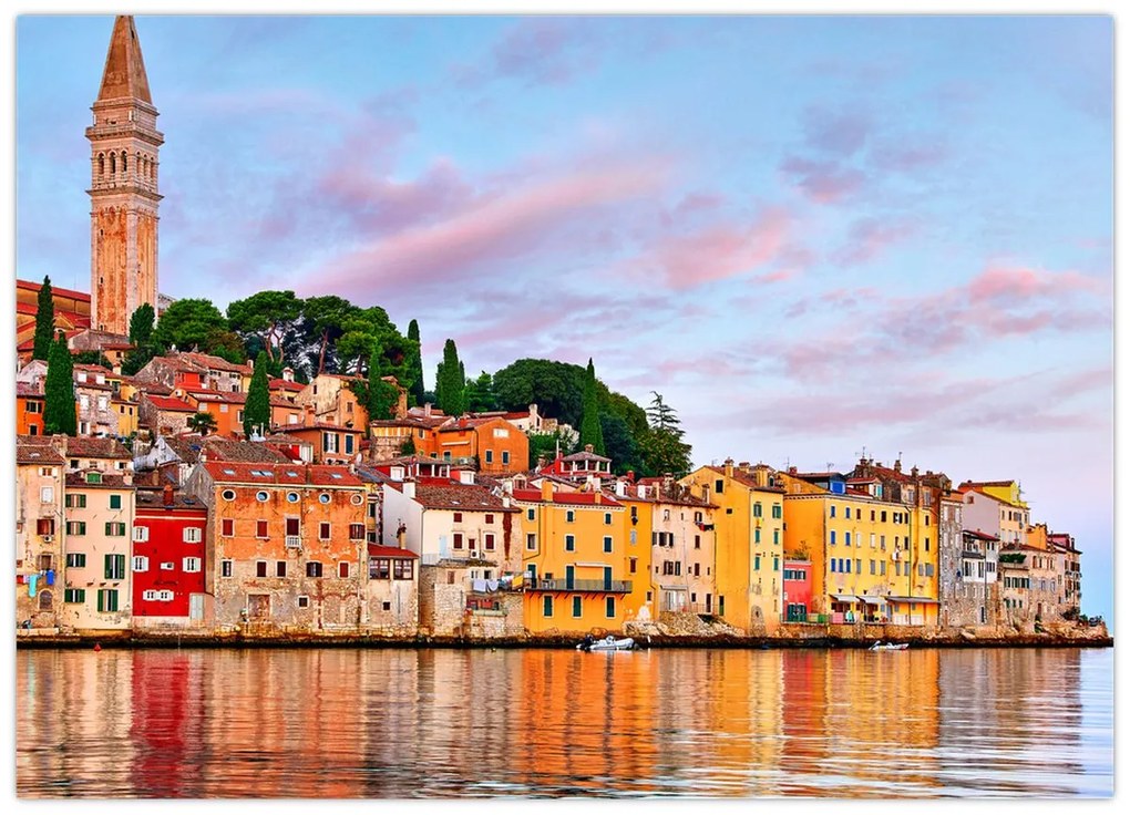 Tablou pe sticlă - Rovinj, Croația (70x50 cm)