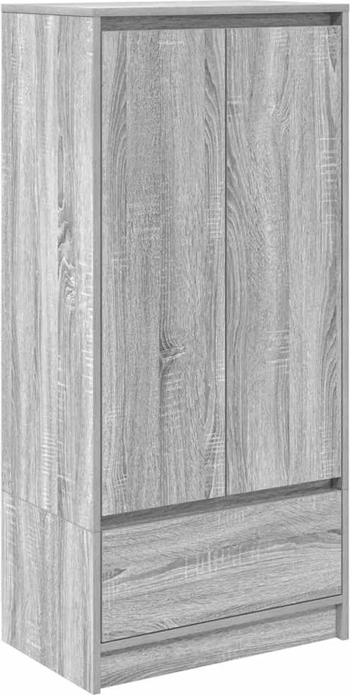 vidaXL Dulap cu sertar Gri Sonoma 55,5x34x119,5 cm Lemn prelucrat