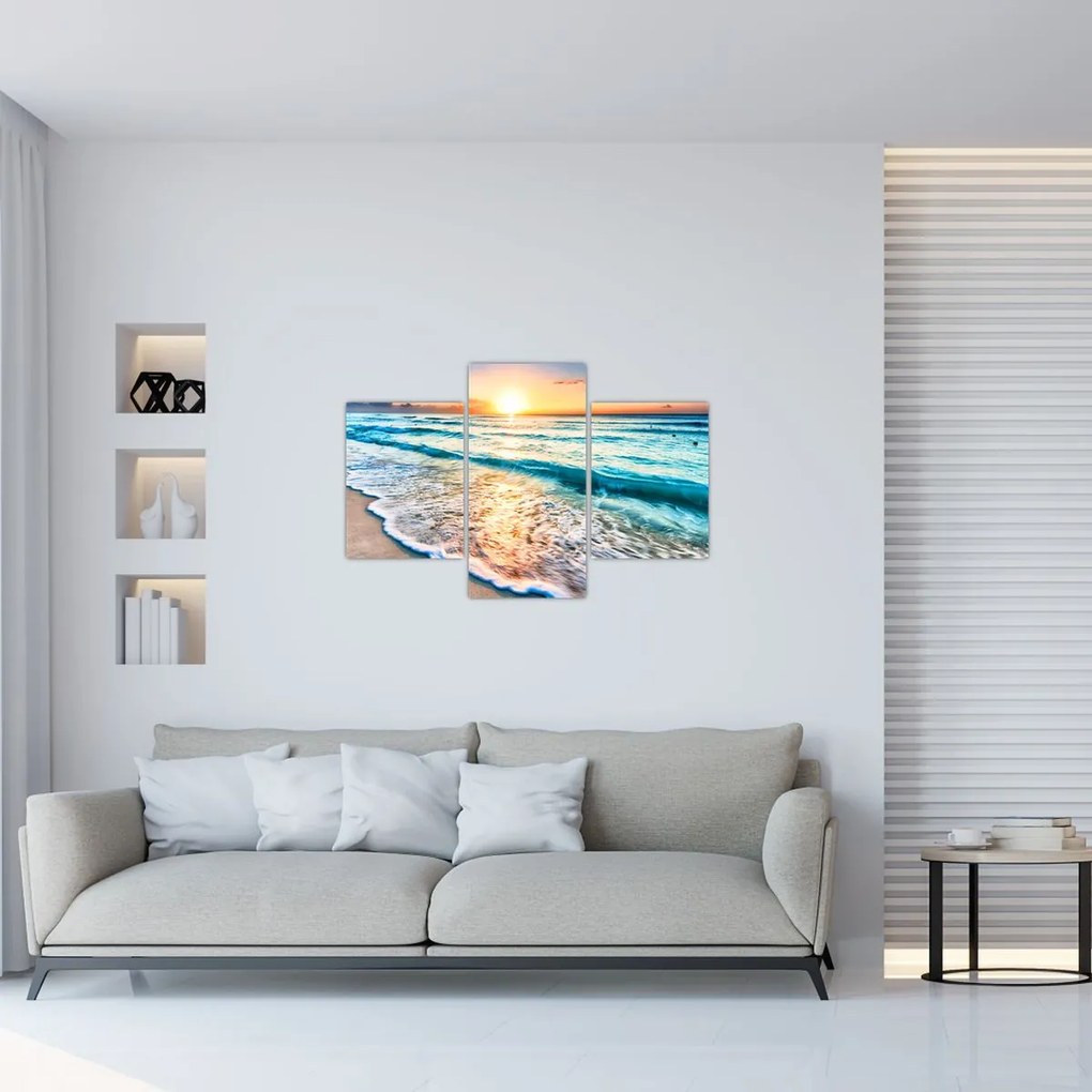 Tablou - Plaja de la mare (90x60 cm)