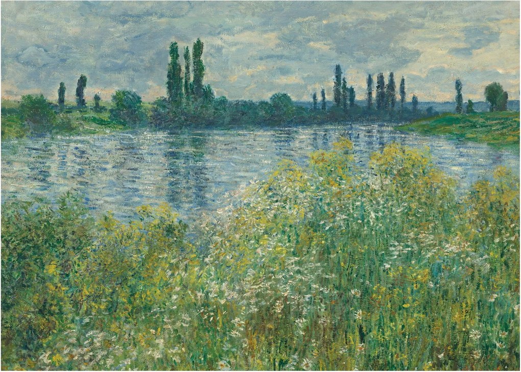 Tablou - Claude Monet, Banks of the Seine, reproducere (70x50 cm)