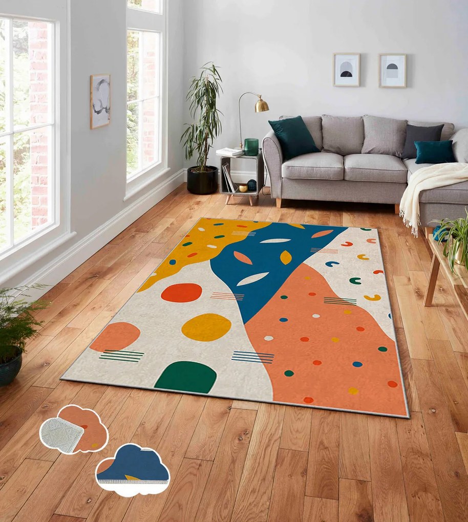 Covor, Asr Crpt-33, 100x140 cm, Multicolor