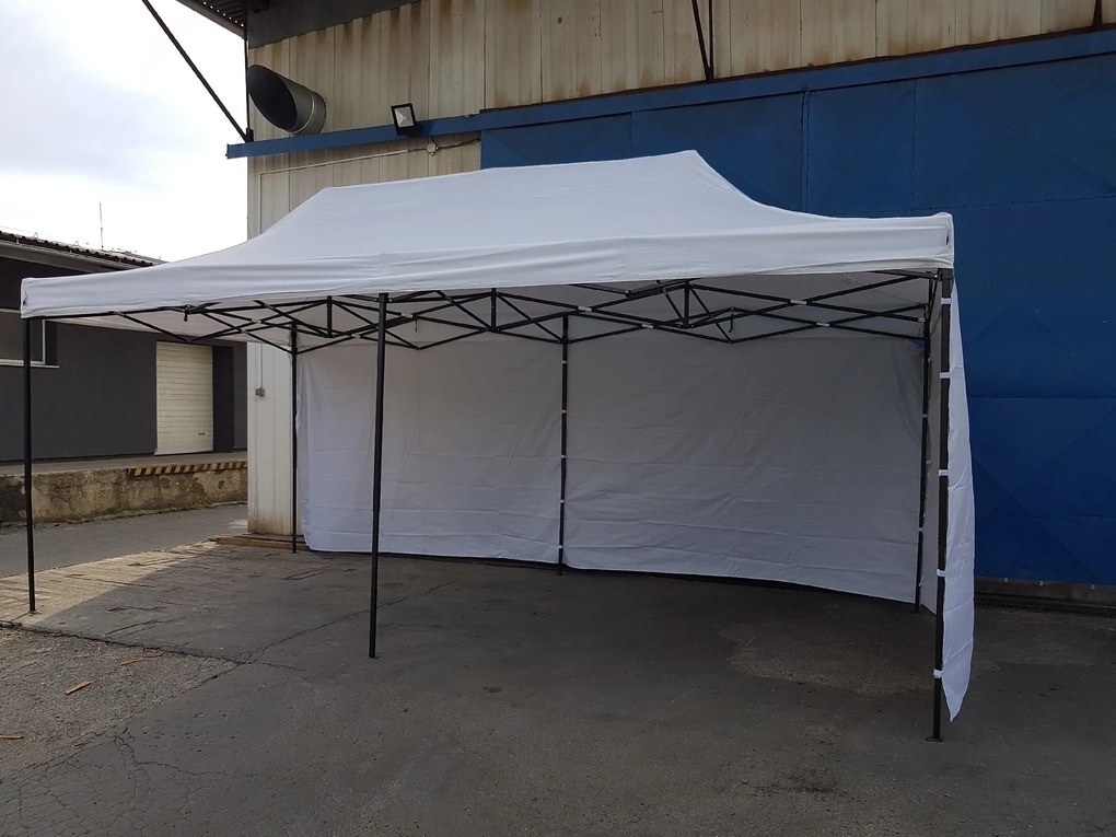 Cort pavilion pliabil 3x6 alb SQ