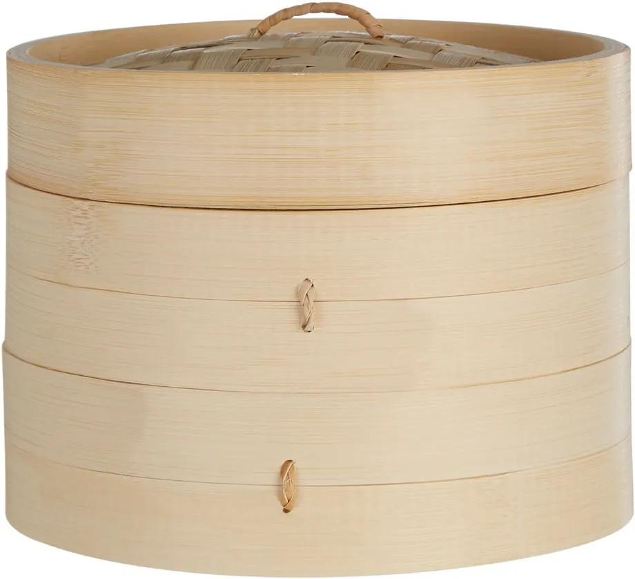 Coș bambus pentru gătit la abur Premier Housewares, ⌀ 20 cm