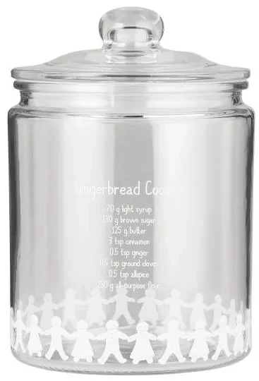 IB Laursen Doza de sticla GINGERBREAD COOKIES 1900 ml