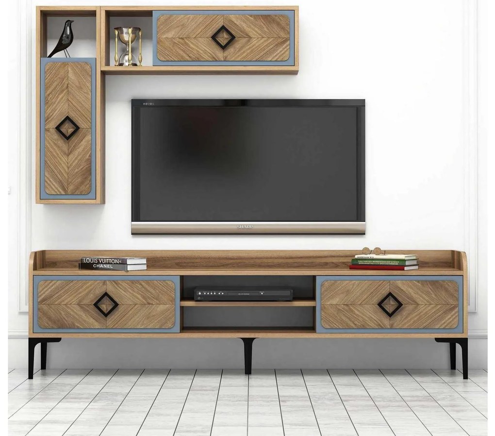 Mobilier living Simba (Nuc + albastru). 1089162