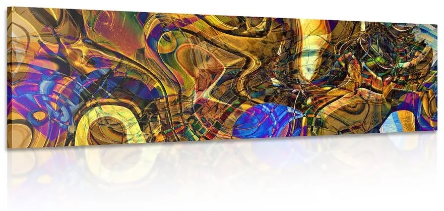 Tablou plin de artă abstractă