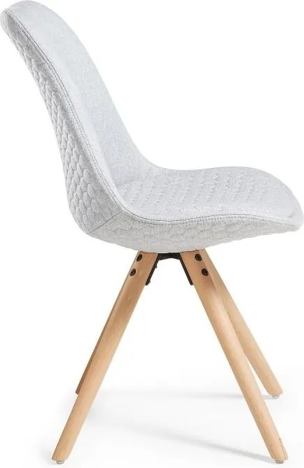 Scaun LARS tesatura gri deschis