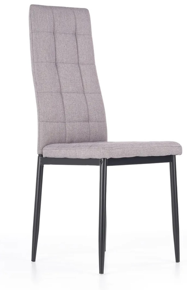 Scaun tapitat K292 gri - H 98 cm
