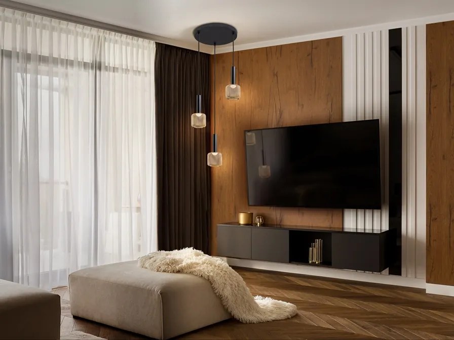 Lustra LED suspendata design modern Sincro 3L