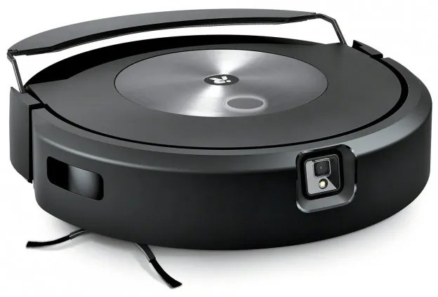 Aspirator robot iRobot Roomba Combo J7, 33W, Wi-Fi, 1700 Pa, 276 ml, Autonomie 75 min, Control vocal, Negru