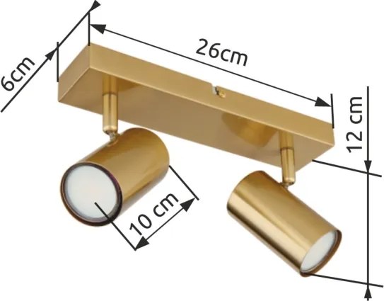 Spot Globo 57911-2GO ROBBY 2xGU10/35W/230V