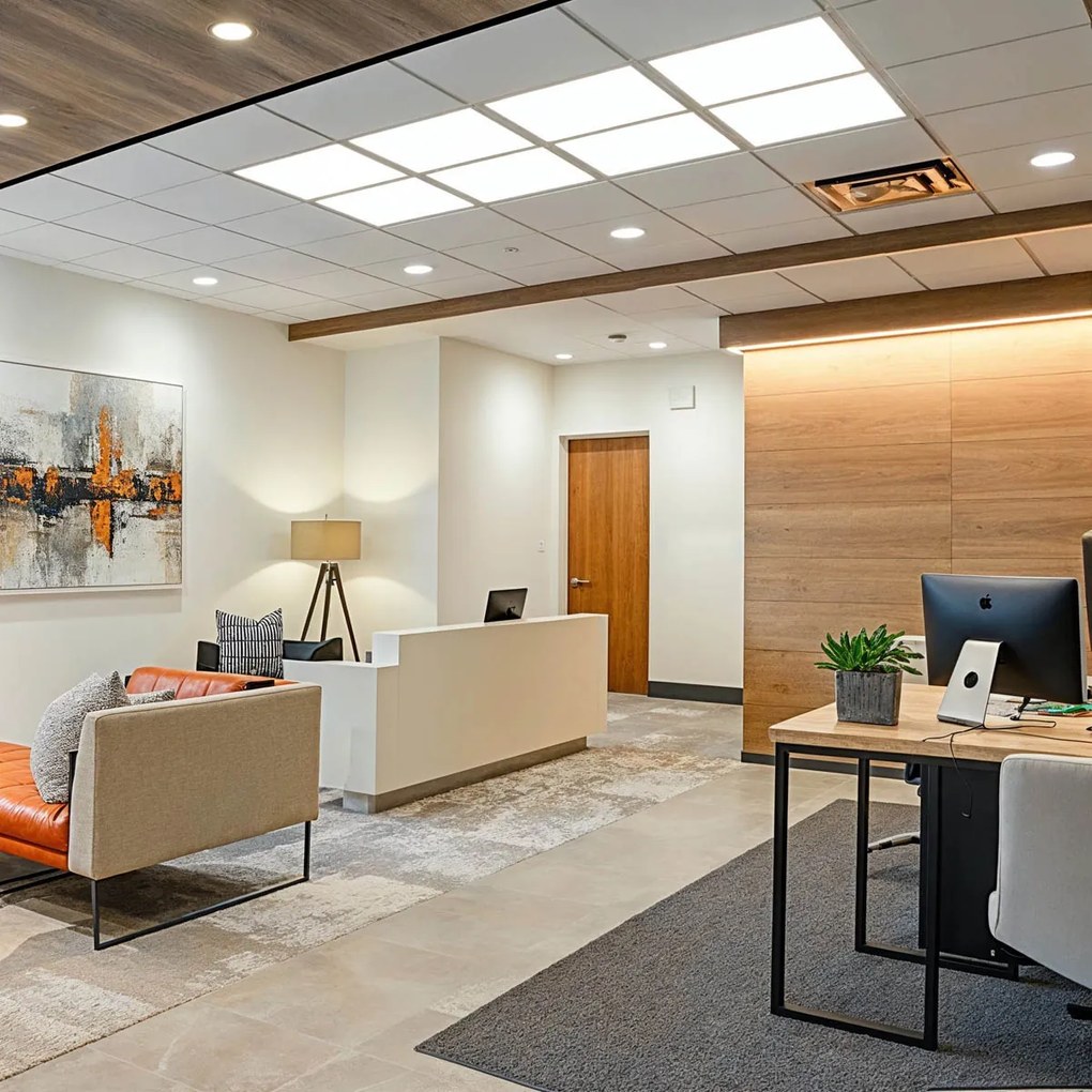 Plafoniera albă cu LED și dimmer cu telecomandă - Liv