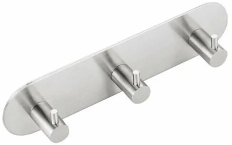 SAPHO 32203 triplu cu auto-fixare, rotund,lustruit, inox