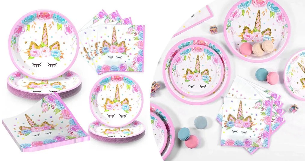 Set de petrecere cu unicorn