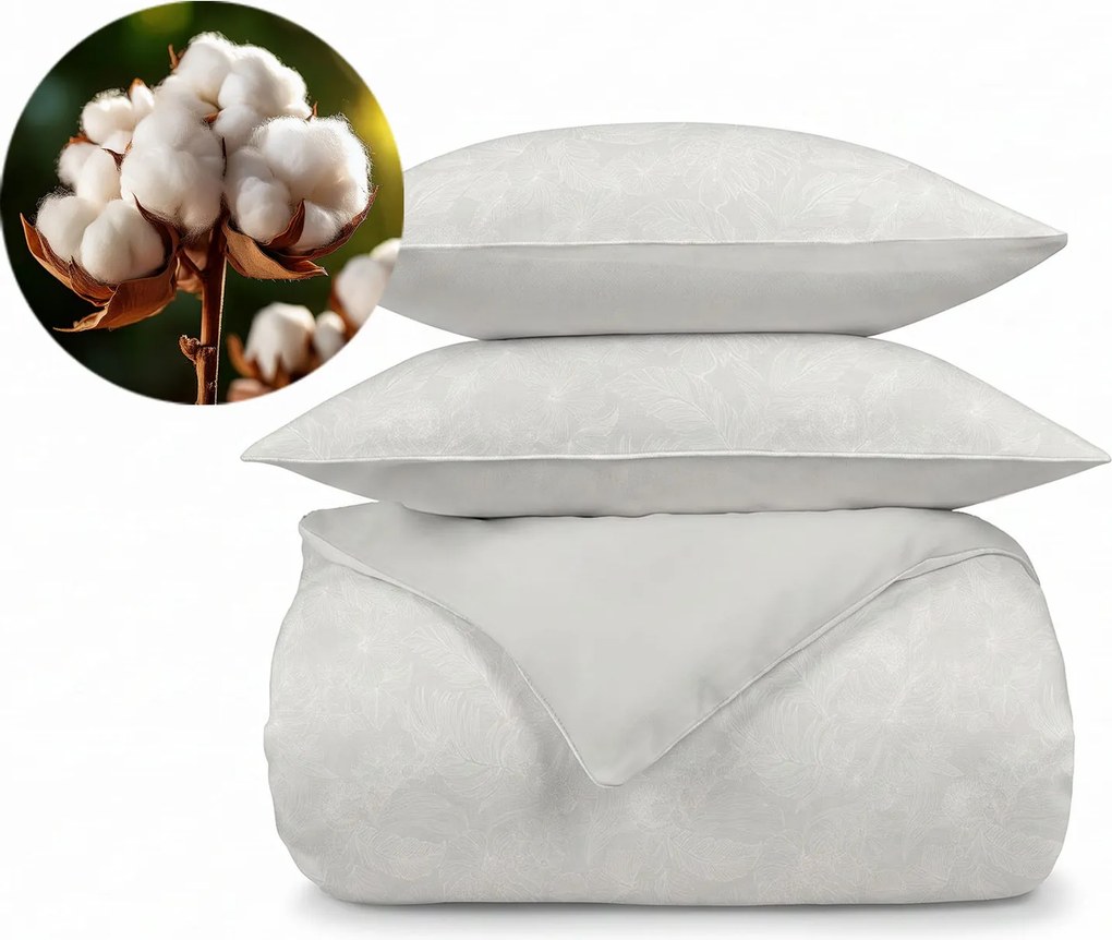 Set lenjerie de pat Dormeo Nature Motive gri