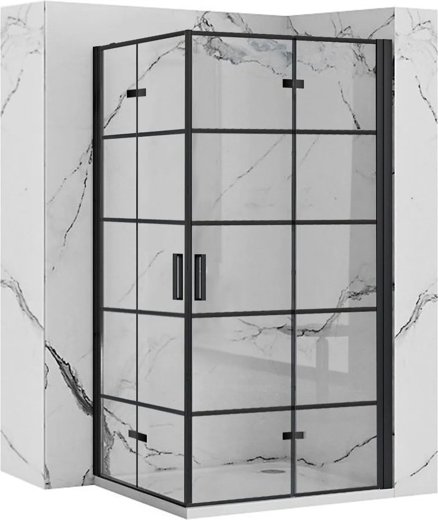 Cabina dus Rea Molier Black Double 80x80