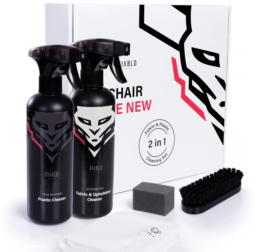 Scaune Diablo Like new - set pentru curățarea tapițeriei din material textil