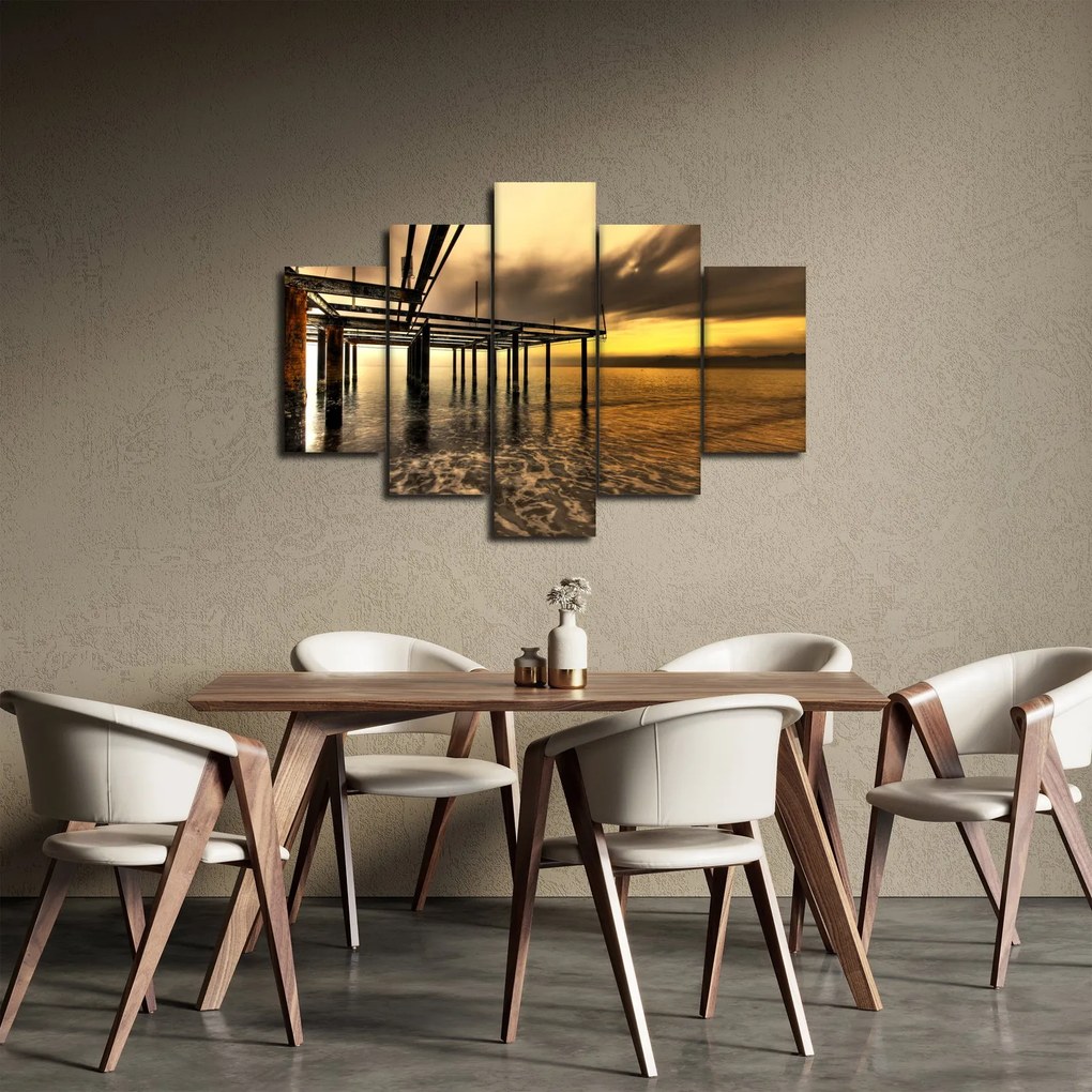 Tablou - Arhitectura la mal (150x105 cm)