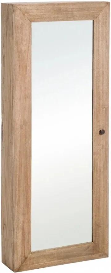 Dulapior maro cu oglinda din lemn mindi Mariela Ixia