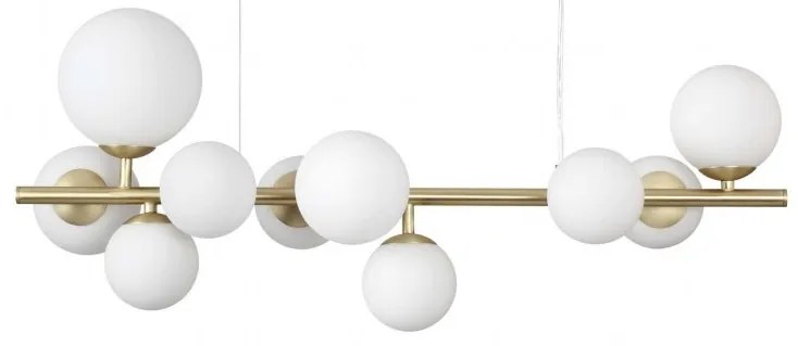 Lustra moderna cu 10 surse de lumina PERLAGE SP10 OTTONE