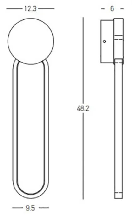 Aplica  23103 Zambelis LED, Auriu, Grecia