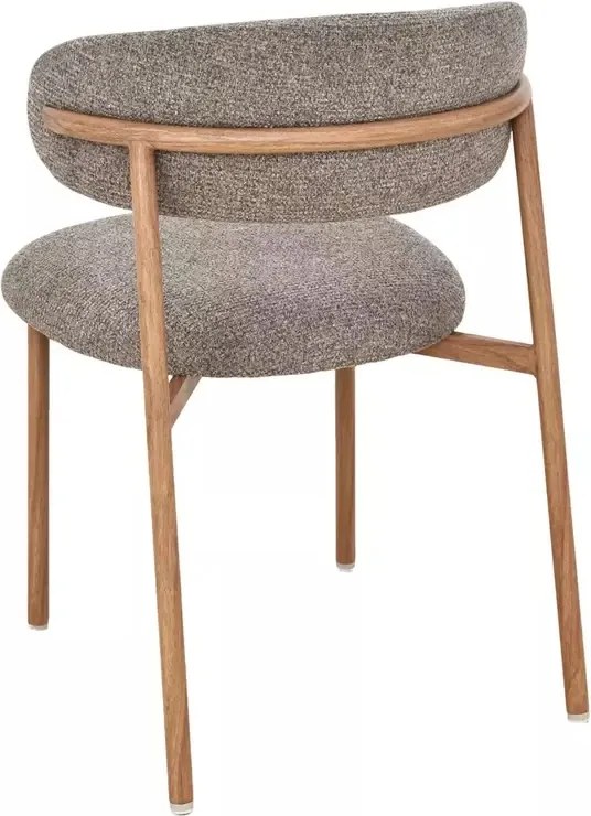 Scaun tapițat Elton II 256 cappuccino / stejar