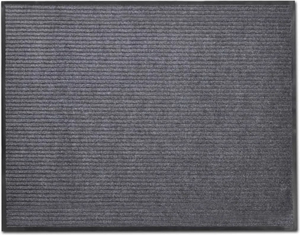 vidaXL Covoraș de ușă, gri, 90x150 cm, PVC