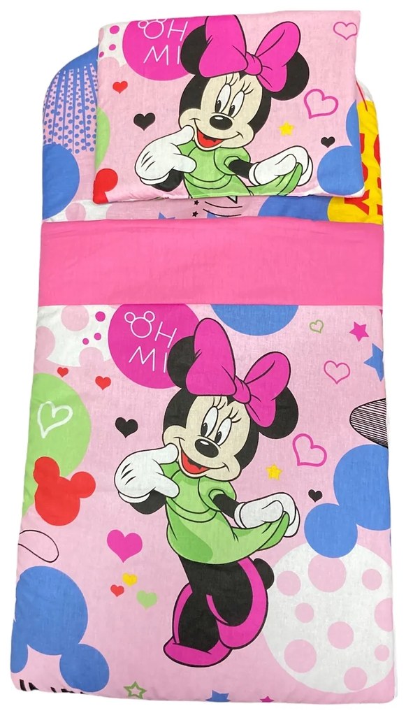 Sac de dormit pentru bebeluși și pernuta slim Deseda Minnie Mouse