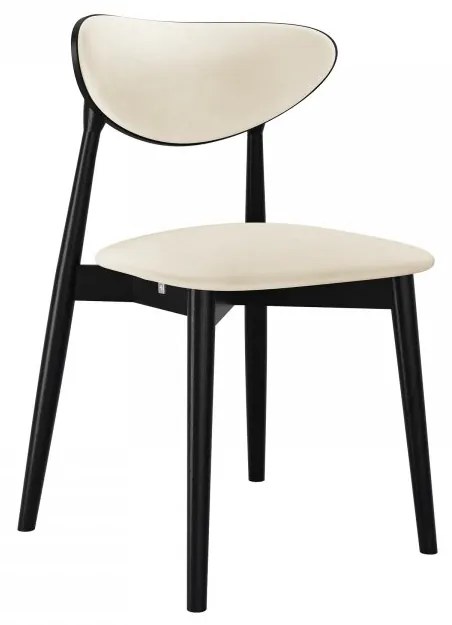 Scaun sufragerie KD 65 C (Negru + crem) . 1103478
