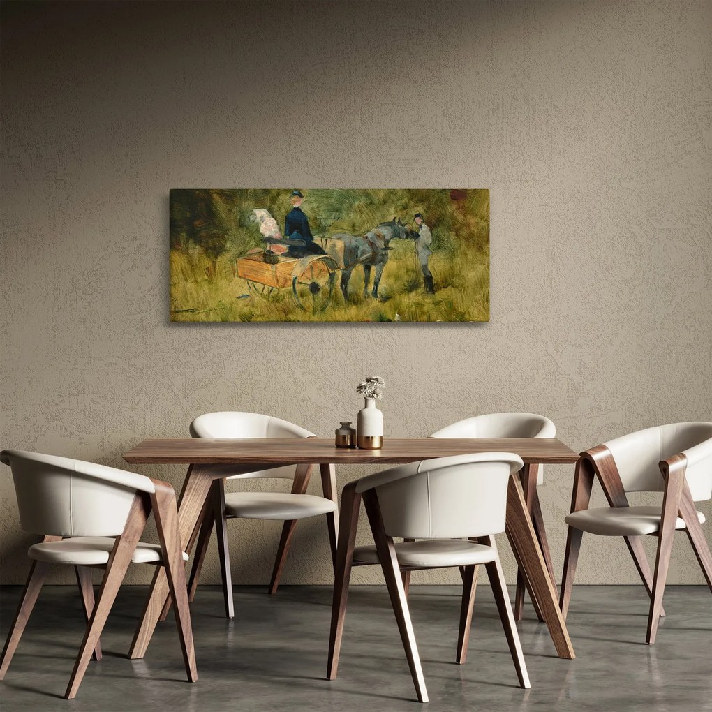 Tablou - Henri de Toulouse-Lautrec, The Trap, reproducere (120x50 cm)