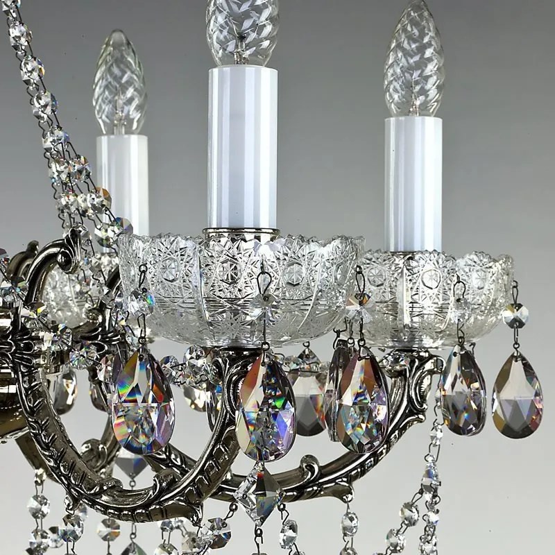 Candelabru Cristal Bohemia Exclusive 6 brate Chandelier CR