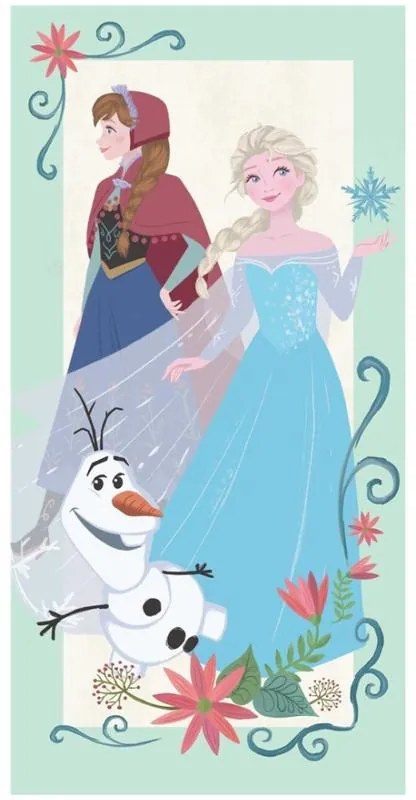 Disney Regatul de gheață prosop de baie, prosop de plajă 70x140 cm