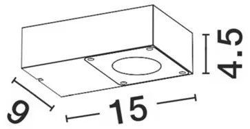 Aplica perete LED ambientala de exterior IP54 APOLLO NVL-713411